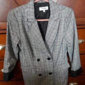 Blazer with roll up sleeves